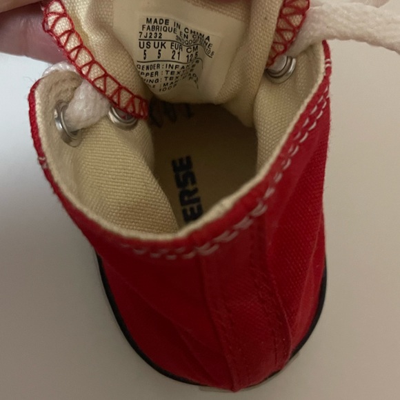 Toddler Converse Chuck Taylor All Star Hi Top Shoes - Picture 5 of 5